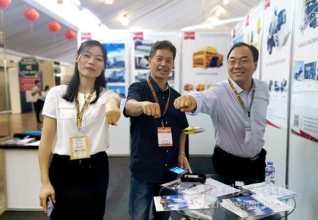 建新機(jī)械混凝土攪拌設(shè)備亮相菲律賓成焦點(diǎn)！